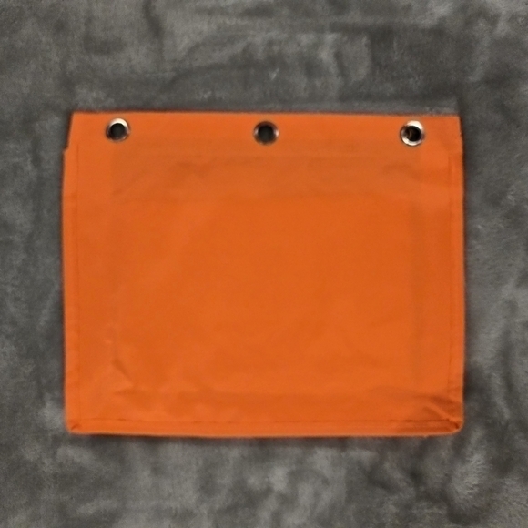 iScholar Jumbo Expandable Pencil Pouch, 3 Pockets, Orange - Picture 6 of 14
